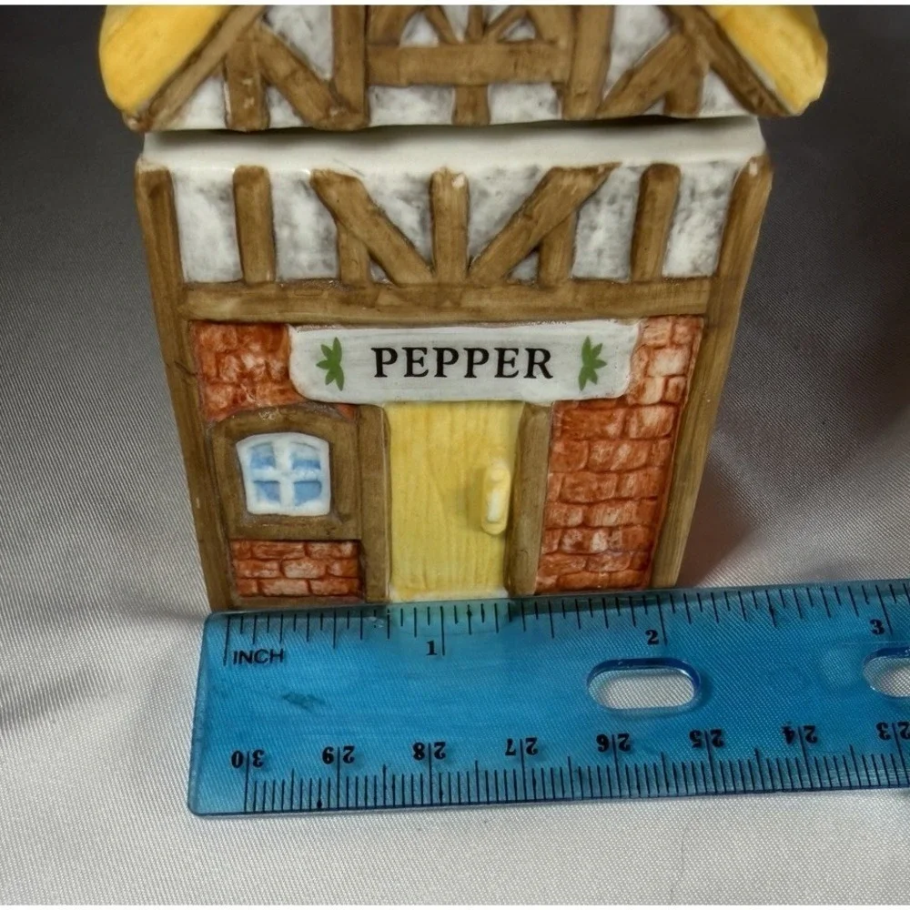 Vtg Spice Jar PEPPER Country Kitchen Collection 1994 NIB House Cottage